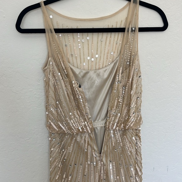 Beautiful beaded gown by Aidan Mattox - Picture 7 of 7